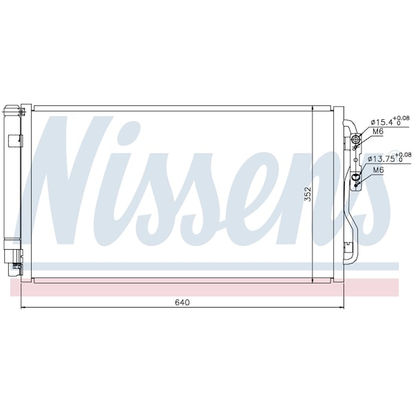 Nissen A/C Condenser, 940236 940236 - main